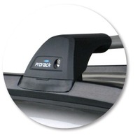 Prorack Silver 2 Bar Aero Flush Bar kit to suit Nissan X-Trail 5dr SUV (10/2001 - 9/2007)
