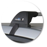 Prorack Silver 2 Bar Aero Flush Bar kit to suit SsangYong Actyon Sport 4dr Ute (3/2007 - 2012)