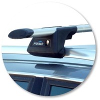 Prorack Black 2 Bar Aero Through Bar kit to suit Audi A4/S4/RS4 Avant 5dr Wagon (2005 - 2008)