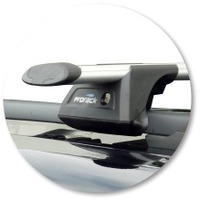 Prorack Black 2 Bar Aero Through Bar kit to suit Jeep Grand Cherokee WH 5dr SUV (7/2005 - 2010)