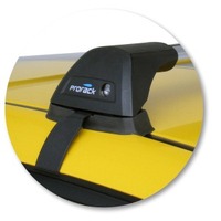 Prorack Silver 2 Bar Aero Flush Bar kit to suit Honda Fit 5dr Hatch (8/2008 - 6/2014)