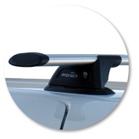 Prorack Black 2 Bar Aero Through Bar kit to suit Volkswagen Caddy Maxi 5dr Van (2008 - 11/2015)