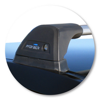 Prorack Black 2 Bar Aero Flush Bar kit to suit Mazda Axela 4dr Sedan (2009 - 2013)