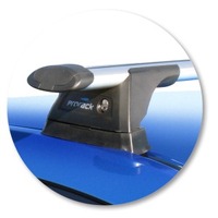 Prorack Black 2 Bar Aero Through Bar kit to suit Mazda 3 5dr Hatch (2009 - 9/2013)