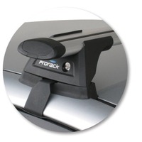 Prorack Black 2 Bar Aero Through Bar kit to suit Hyundai Elantra 4dr Sedan (6/2006 - 6/2011)