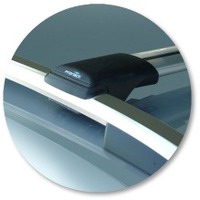 Prorack Silver 2 Bar Aero Rail Bar kit to suit Volkswagen Tiguan 5dr SUV (2008 - 2011)