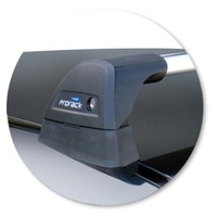 Prorack Silver 2 Bar Aero Flush Bar kit to suit BMW 1 Series E87 5dr Hatch (2004 - 2011)