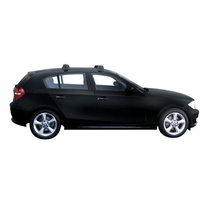 Yakima Silver 2 Bar Roof Rack - BMW 1 Series E87 5dr Hatch 9/04 - 1/11 (S16Y &amp; K380)