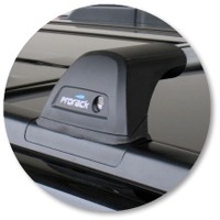Prorack Silver 2 Bar Aero Flush Bar kit to suit Nissan X-Trail 5dr SUV (10/2007 - 2010)