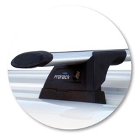 Prorack Silver 2 Bar Aero Through Bar kit to suit Volkswagen Transporter T5 LWB 4dr Van (2003 - 2015)