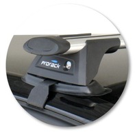 Prorack Black 2 Bar Aero Through Bar kit to suit Volkswagen Golf Mk6 5dr Hatch (3/2009 - 2012)