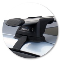 Prorack Silver 2 Bar Aero Through Bar kit to suit Honda Odyssey 5dr MPV (4/2009 - 2013)