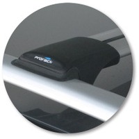 Prorack Silver 2 Bar Aero Rail Bar kit to suit Hyundai Santa Fe 5dr SUV (2009 - 2012)