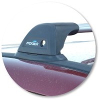 Prorack Silver 2 Bar Aero Flush Bar kit to suit Mazda Premacy 5dr MPV (2005 - 2010)