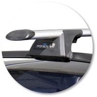 Prorack Silver 2 Bar Aero Through Bar kit to suit Nissan Murano Z51 5dr SUV (2009 - Current)