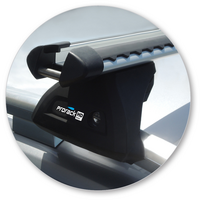 Prorack Black 2 Bar Heavy Duty Through Bar kit to suit Audi A4/S4/RS4 Allroad 5dr Wagon (2009 - 2015)