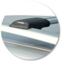 Prorack Silver 2 Bar Aero Rail Bar kit to suit Volvo V50 5dr Wagon (2008 - Current)