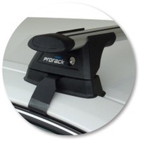 Prorack Silver 2 Bar Aero Through Bar kit to suit Lexus CT 5dr Hatch (2011 - Current)