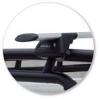 Prorack Silver 2 Bar Aero Through Bar kit to suit Toyota FJ Cruiser 5dr SUV (2011 - 2017)