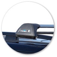 Prorack Silver 2 Bar Aero Flush Bar kit to suit Porsche Cayenne 5dr SUV (2002 - 2010)