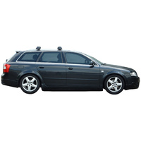 Yakima Black 2 Bar Roof Rack - Audi A4/S4/RS4 Avant 5dr Wagon 1/01 - 1/05 (S24Y &amp; K328)
