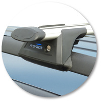 Prorack Silver 2 Bar Aero Through Bar kit to suit Land Rover Freelander 2 5dr SUV (7/2007 - 2/2011)