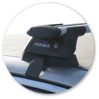 Prorack Black 2 Bar Aero Through Bar kit to suit Kia Optima 4dr Sedan (2011 - 2015)