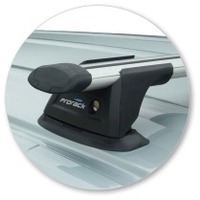 Prorack Silver 2 Bar Aero Through Bar kit to suit Renault Kangoo Maxi 5dr Van (2008 - 2021)