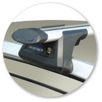 Prorack Silver 2 Bar Aero Through Bar kit to suit Suzuki SX4 5dr Hatch (2006 - 2013)