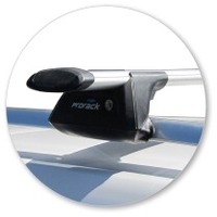 Prorack Silver 2 Bar Aero Through Bar kit to suit Volkswagen Passat Mk7 5dr Wagon (11/2010 - 4/2015)