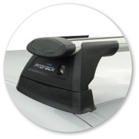 Prorack Black 2 Bar Aero Through Bar kit to suit Mercedes-Benz S-Class W221 4dr Sedan (2006 - 2013)