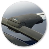 Prorack Silver 2 Bar Aero Rail Bar kit to suit Subaru Traviq 5dr MPV (2001 - 2004)