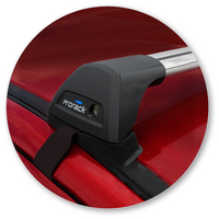 Prorack Silver 2 Bar Aero Flush Bar kit to suit Mitsubishi Mirage 5dr Hatch (2013 - Current)