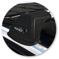 Prorack Black 2 Bar Aero Flush Bar kit to suit Jeep Compass 5dr SUV (2011 - 2016)