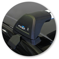 Prorack Silver 2 Bar Aero Flush Bar kit to suit Holden Barina 5dr Hatch (2011 - 2016)