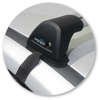 Yakima Black 2 Bar Roof Rack - Ford Focus  4dr Sedan 8/11 - 1/18 (S25Y &amp; K691)