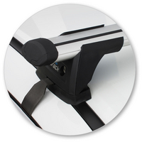 Prorack Black 2 Bar Aero Through Bar kit to suit Honda Accord 4dr Sedan (2013 - 2019)