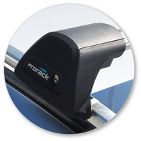 Prorack Black 2 Bar Aero Flush Bar kit to suit Mercedes-Benz C-Class W204 5dr Wagon (2007 - Current)