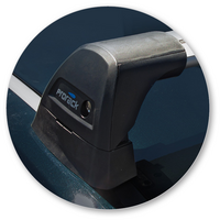 Prorack Black 2 Bar Aero Flush Bar kit to suit Holden Commodore VF 5dr Wagon (6/2013 - 3/2017)