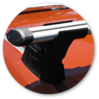 Prorack Black 2 Bar Aero Through Bar kit to suit Holden Commodore VF 4dr Sedan (6/2013 - 3/2017)