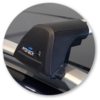 Prorack Silver 2 Bar Aero Flush Bar kit to suit Land Rover Range Rover Evoque 5dr SUV (2011 - Current)