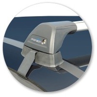 Prorack Silver 2 Bar Aero Flush Bar kit to suit Ford Focus 5dr Hatch (7/2011 - 8/2015)