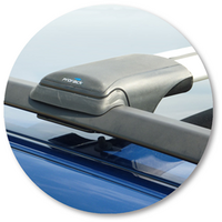 Prorack Silver 2 Bar Aero Rail Bar kit to suit BMW 5 Series E39 Touring 5dr Wagon (1997 - 2003)