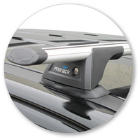 Prorack Black 2 Bar Aero Through Bar kit to suit Land Rover Freelander 2 5dr SUV (7/2007 - 2/2011)