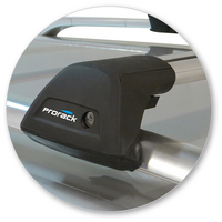Prorack Silver 2 Bar Aero Flush Bar kit to suit Ford Mondeo 5dr Wagon (10/2007 - 2013)