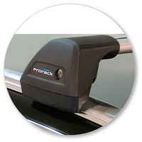 Prorack Silver 2 Bar Aero Flush Bar kit to suit Audi A6/S6/RS6 Avant 5dr Wagon (2011 - 2018)