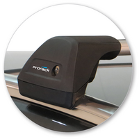 Prorack Black 2 Bar Aero Flush Bar kit to suit Audi A4/S4/RS4 Avant 5dr Wagon (2009 - 2015)