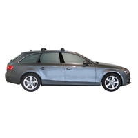 Yakima Black 2 Bar Roof Rack - Audi A4/S4/RS4 Avant 5dr Wagon 1/09 - 1/15 (S16YB &amp; K669)