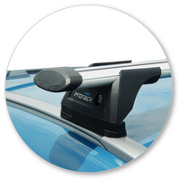 Prorack Black 2 Bar Aero Through Bar kit to suit Hyundai i30 5dr Wagon (2013 - 2017)