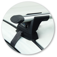 Prorack Black 2 Bar Aero Through Bar kit to suit Nissan Leaf 5dr Hatch (2012 - 2017)